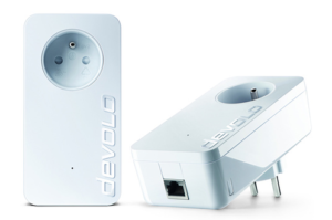 Kit CPL Devolo 1200 Mbps – 2 Adaptateurs + 2 Câbles RJ45, Compatibles Toutes Box